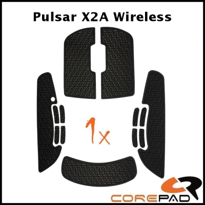 Corepad Soft Grips #833 noir Pulsar X2A Ambidextrious Wireless